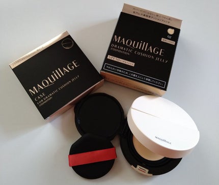 ドラマティッククッションジェリー/マキアージュ/クッションファンデーションを使ったクチコミ(1枚目)