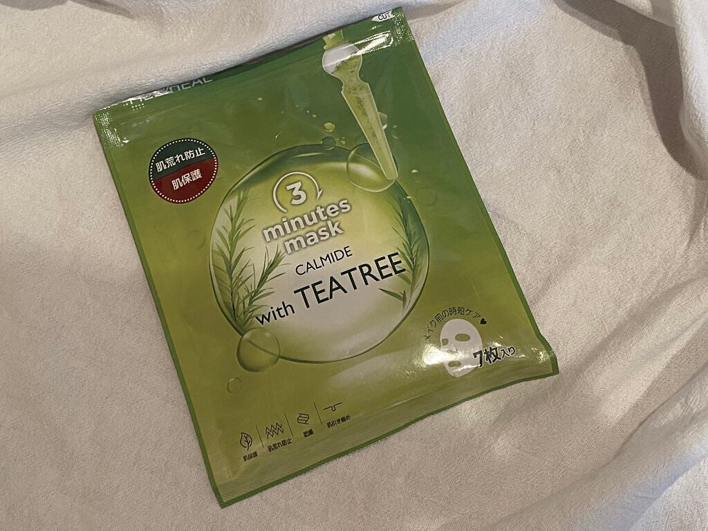 3ミニッツマスク:カーマイド with ティーツリー/MEDIHEAL/シートマスク・パックを使ったクチコミ(1枚目)