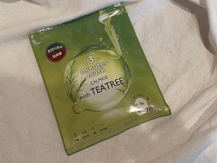 3ミニッツマスク:カーマイド with ティーツリー/MEDIHEAL/シートマスク・パックを使ったクチコミ(1枚目)