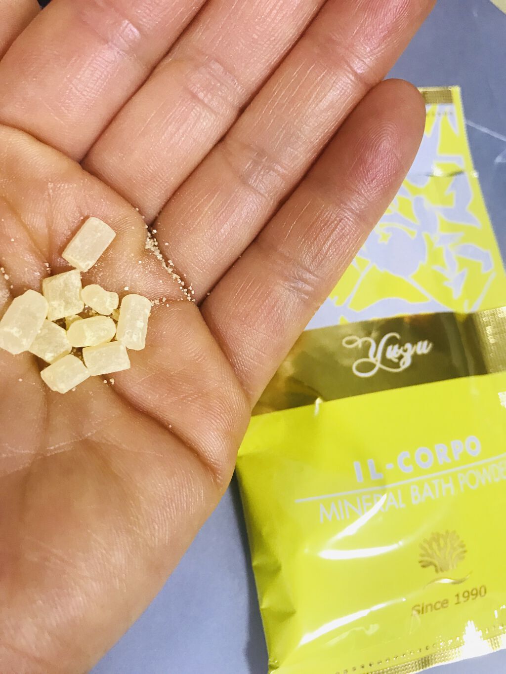 ミネラルバスパウダー グリーティングギフト/イルコルポ/入浴剤セットを使ったクチコミ（1枚目）