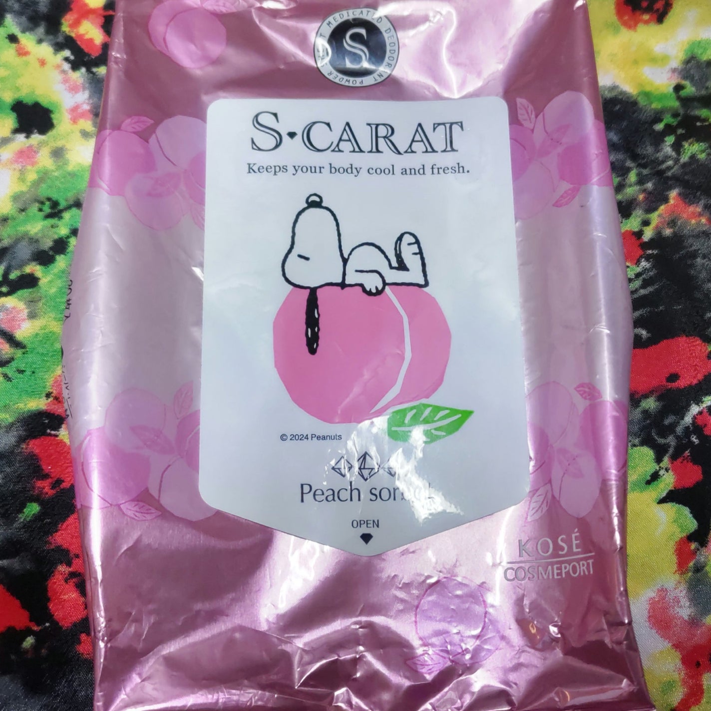 極寒シート ピーチソルベ/エスカラット/デオドラント・制汗剤を使ったクチコミ(1枚目)