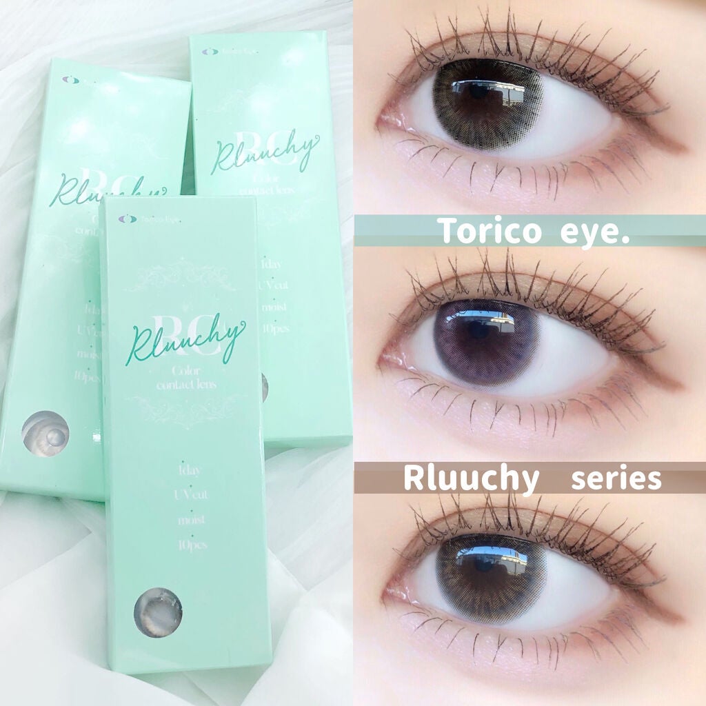 Rluuchy Oneday/Torico Eye./カラーコンタクトレンズを使ったクチコミ(1枚目)
