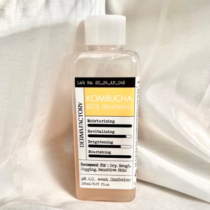 コンブチャ80%トリートメント/DERMA FACTORY/化粧水を使ったクチコミ(3枚目)