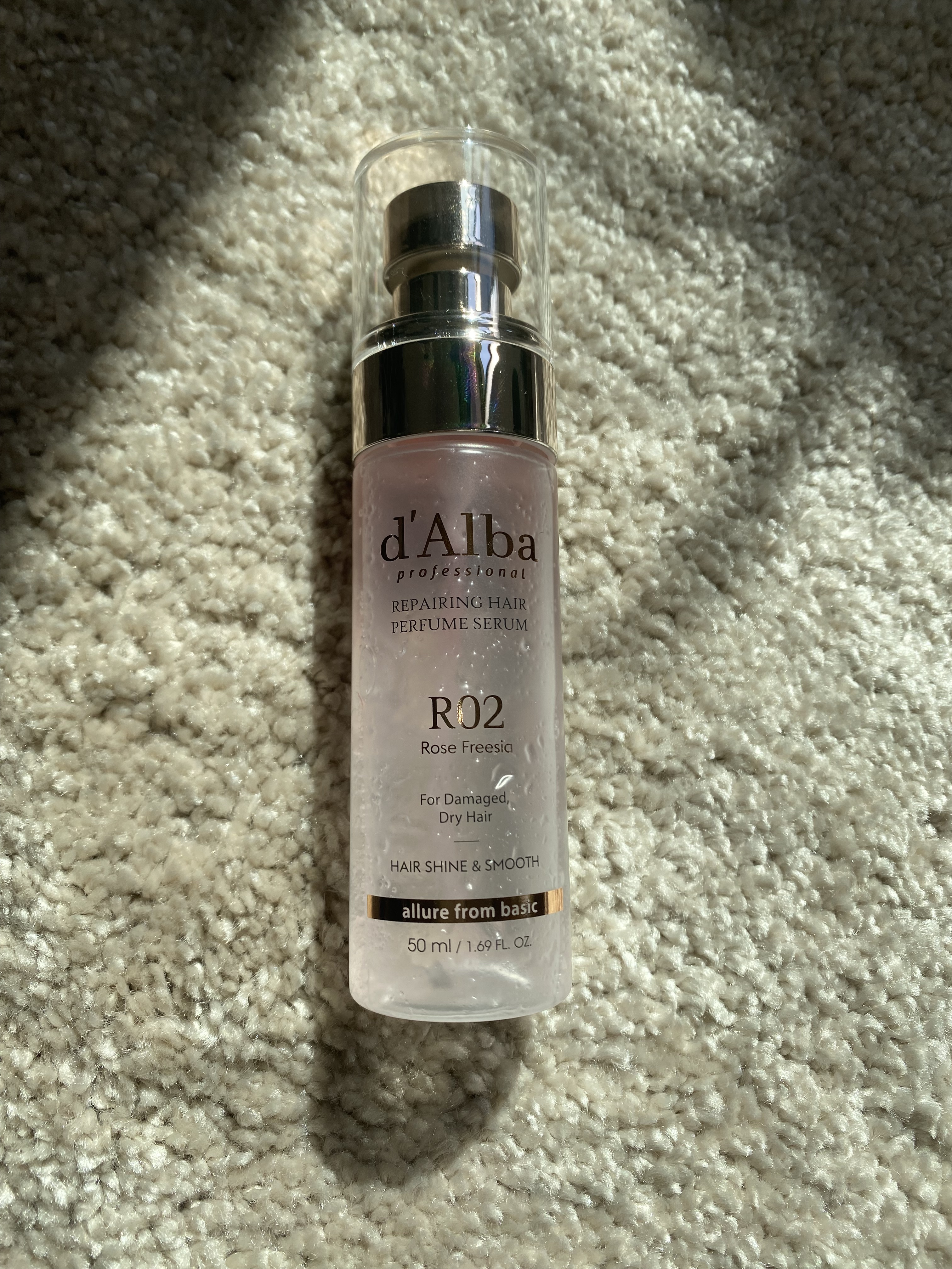 プロフェッショナルリペアリングヘアパヒュームセラム/ダルバ/ヘアミストを使ったクチコミ（2枚目）