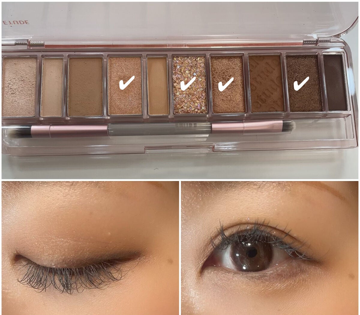 プレイカラー アイシャドウ/ETUDE/アイシャドウパレットを使ったクチコミ(5枚目)