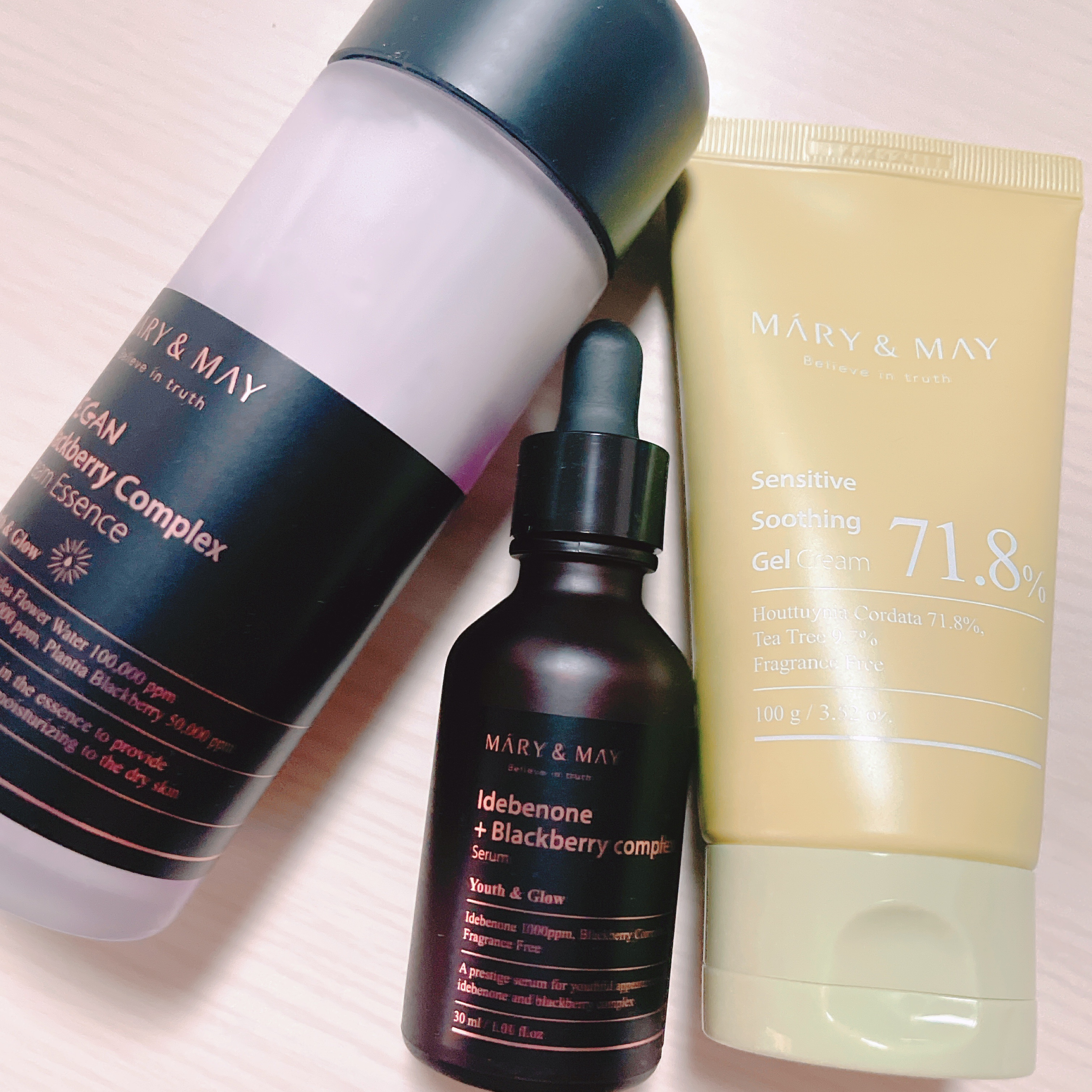 Sensitive Soothing Gel Cream/MARY&MAY/フェイスクリームを使ったクチコミ（1枚目）