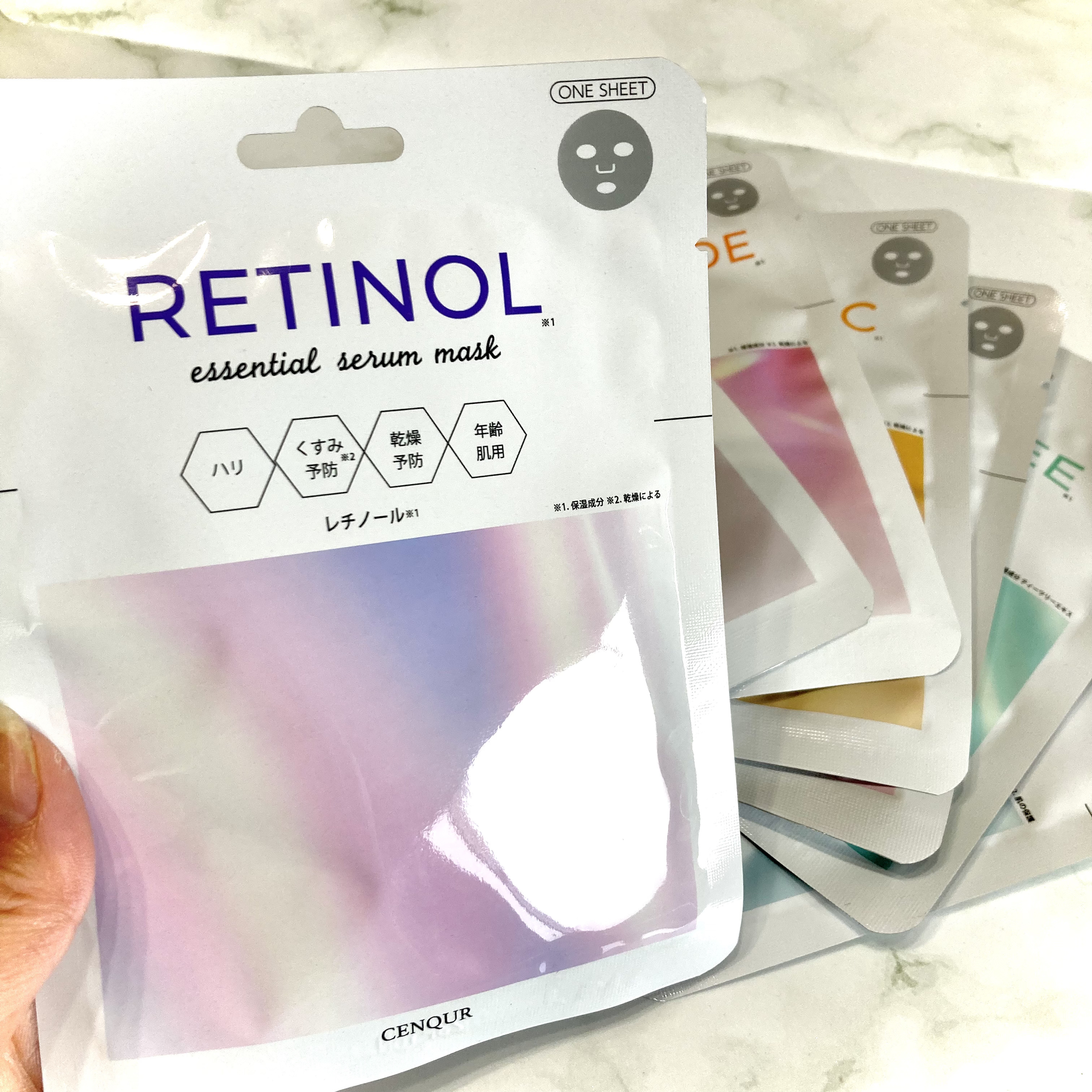 エッセンシャルセラムマスク  ナイアシンアミド /CENQUR/シートマスク・パックを使ったクチコミ（3枚目）