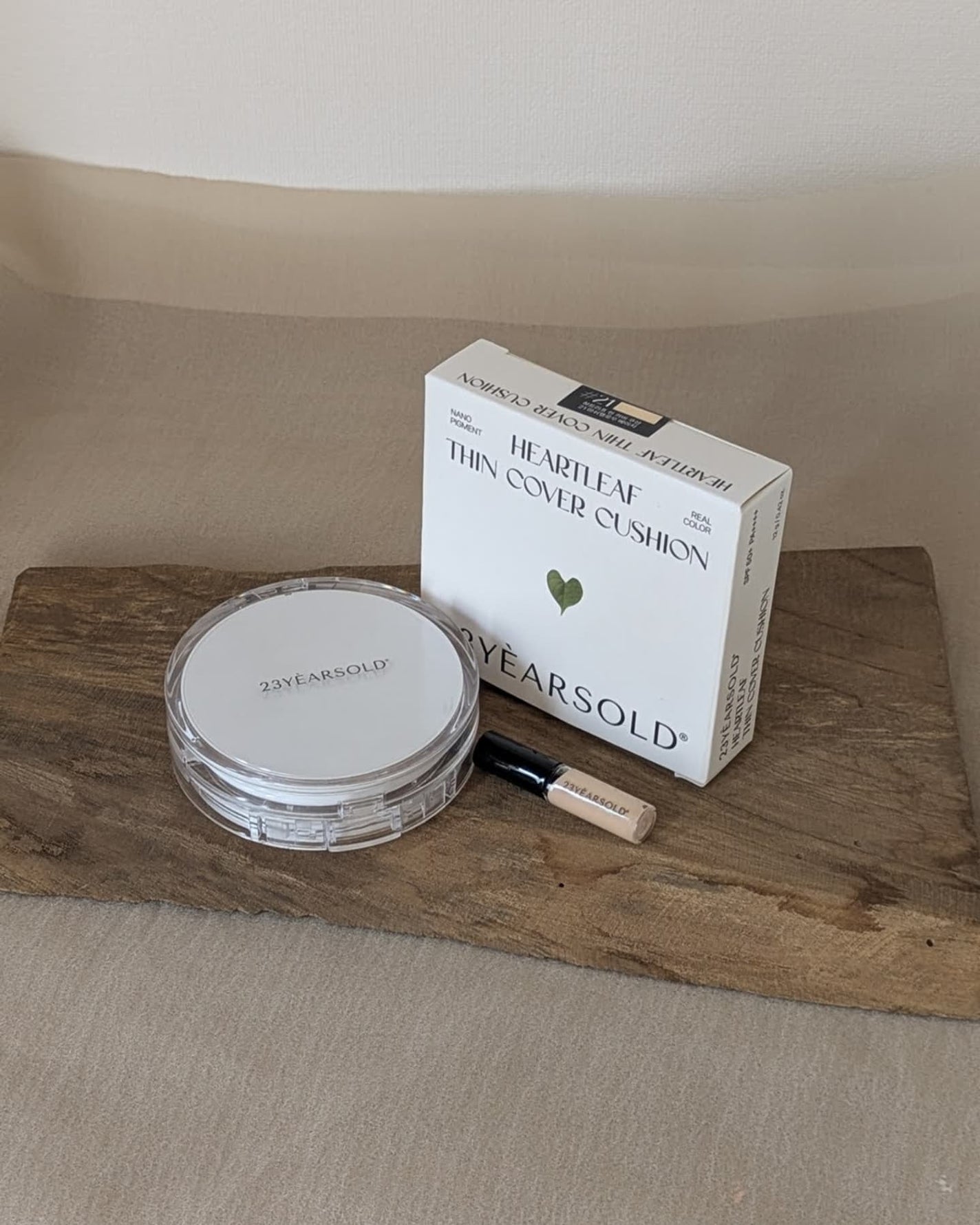 ハートリーフシーンカバークッション/23years old/クッションファンデーションを使ったクチコミ(1枚目)