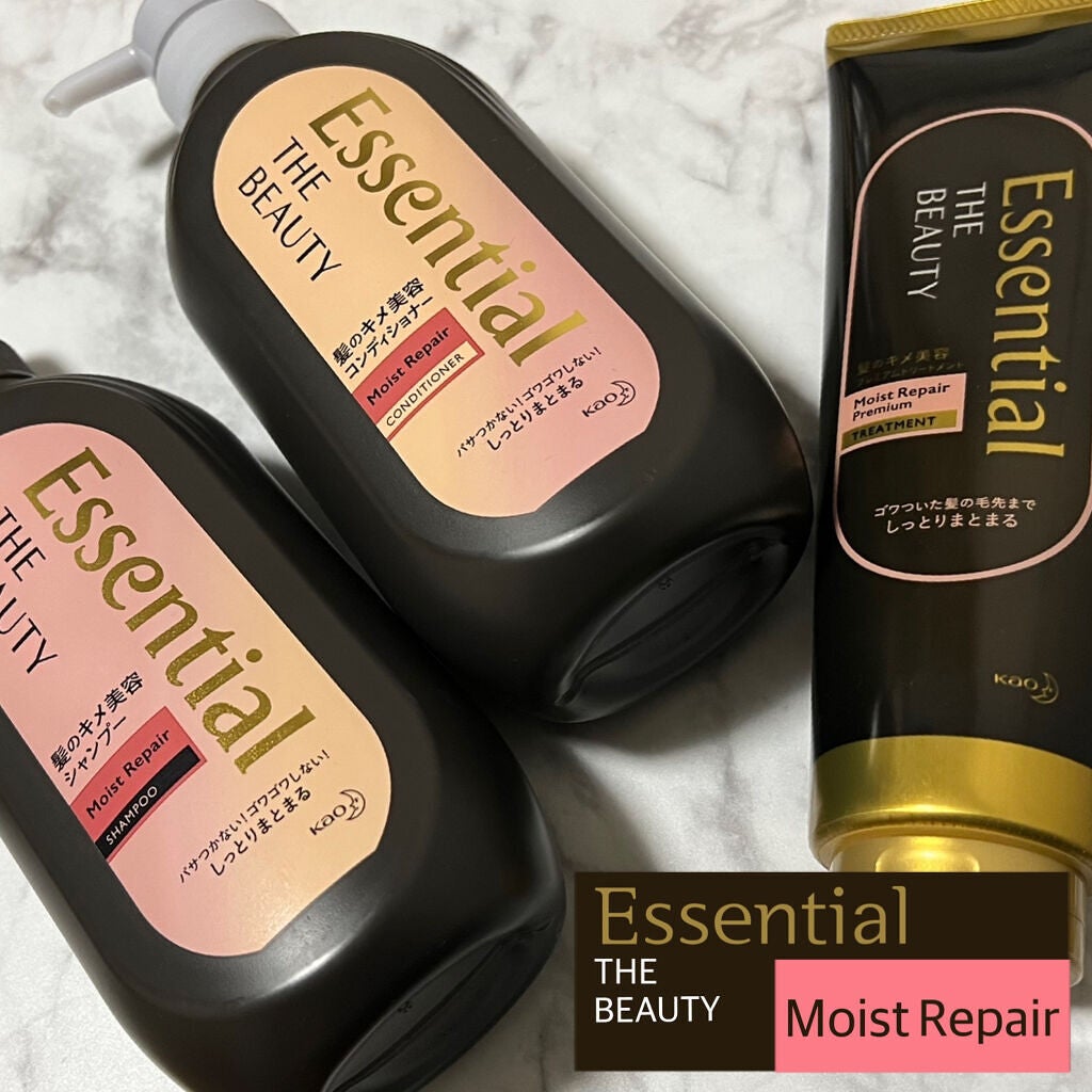 THE BEAUTY 髪のキメ美容プレミアムトリートメント<モイストリペアプレミアム>/エッセンシャル/洗い流すヘアトリートメントを使ったクチコミ(1枚目)