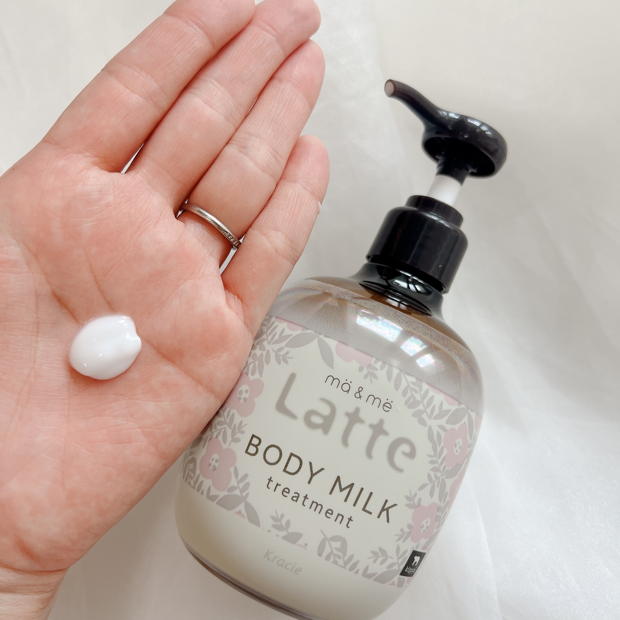 トリートメント ボディミルク /マー＆ミー　ラッテ/ボディミルクを使ったクチコミ（3枚目）