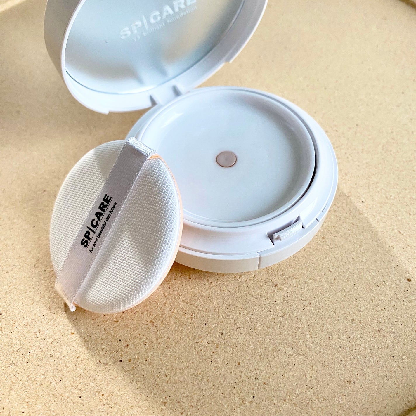 V3 ブリリアント ファンデーション/SPICARE/クッションファンデーションを使ったクチコミ(3枚目)