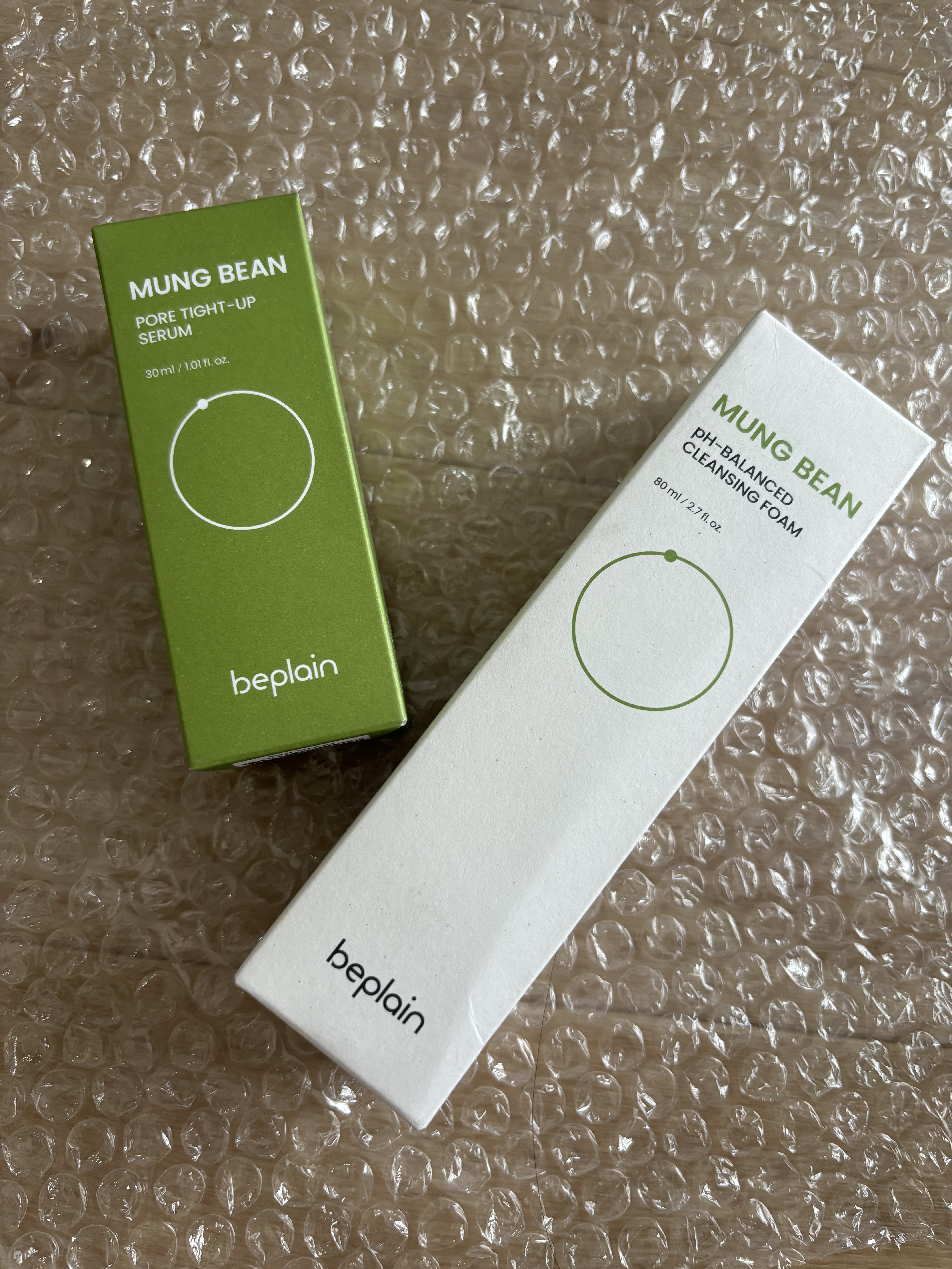 緑豆毛穴タイトアップセラム/beplain/美容液を使ったクチコミ（1枚目）