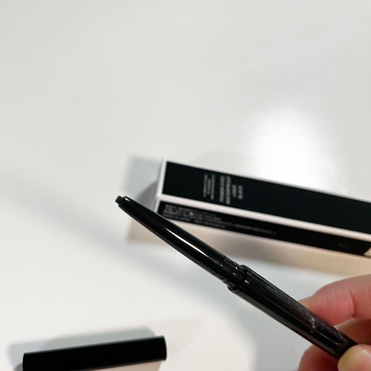 パワーアイズ ウォータープルーフライナー ブラック/ブリリアージュ/ペンシルアイライナーを使ったクチコミ（2枚目）