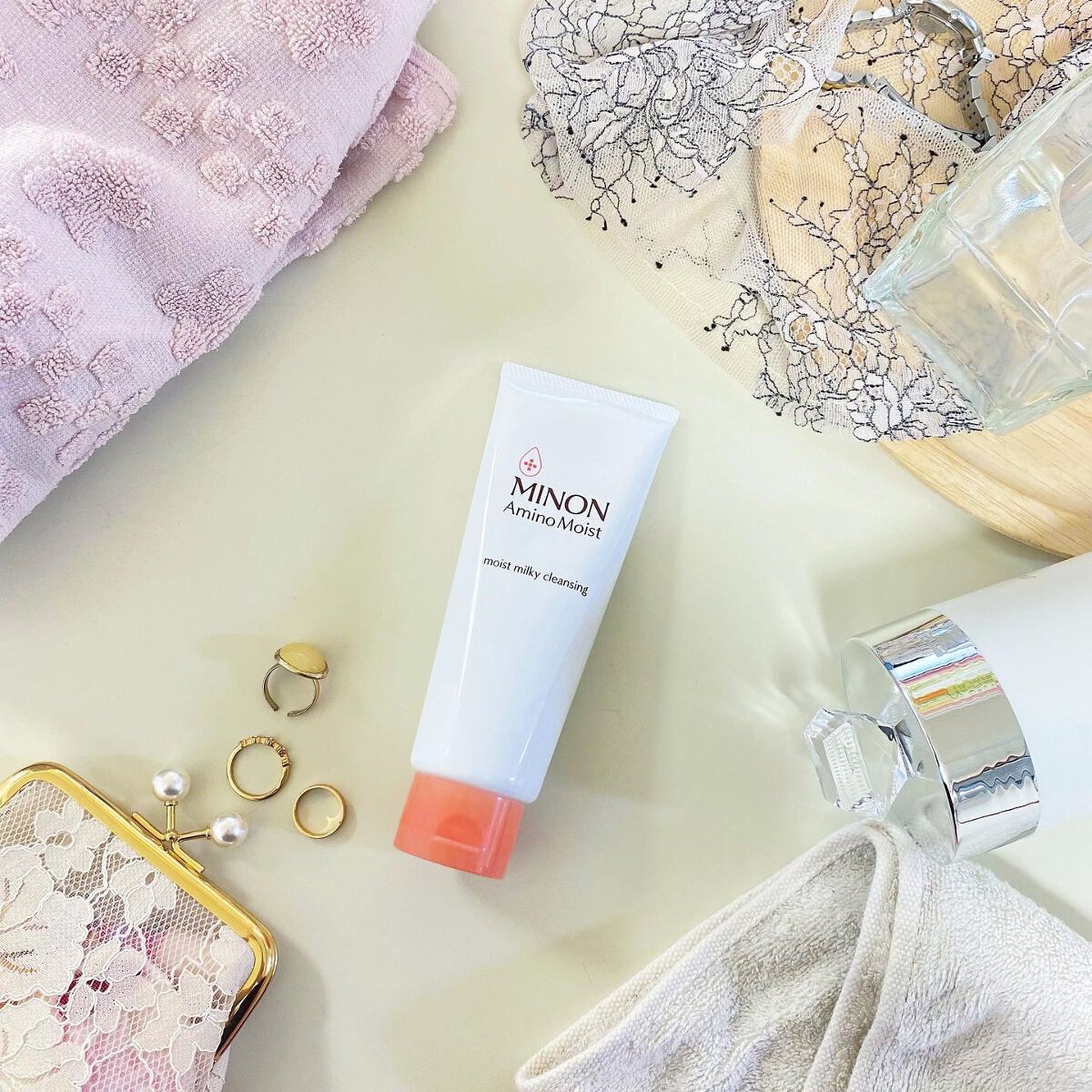 アミノモイスト モイストクリーミィ ウォッシュ/ミノン/洗顔フォームを使ったクチコミ（1枚目）