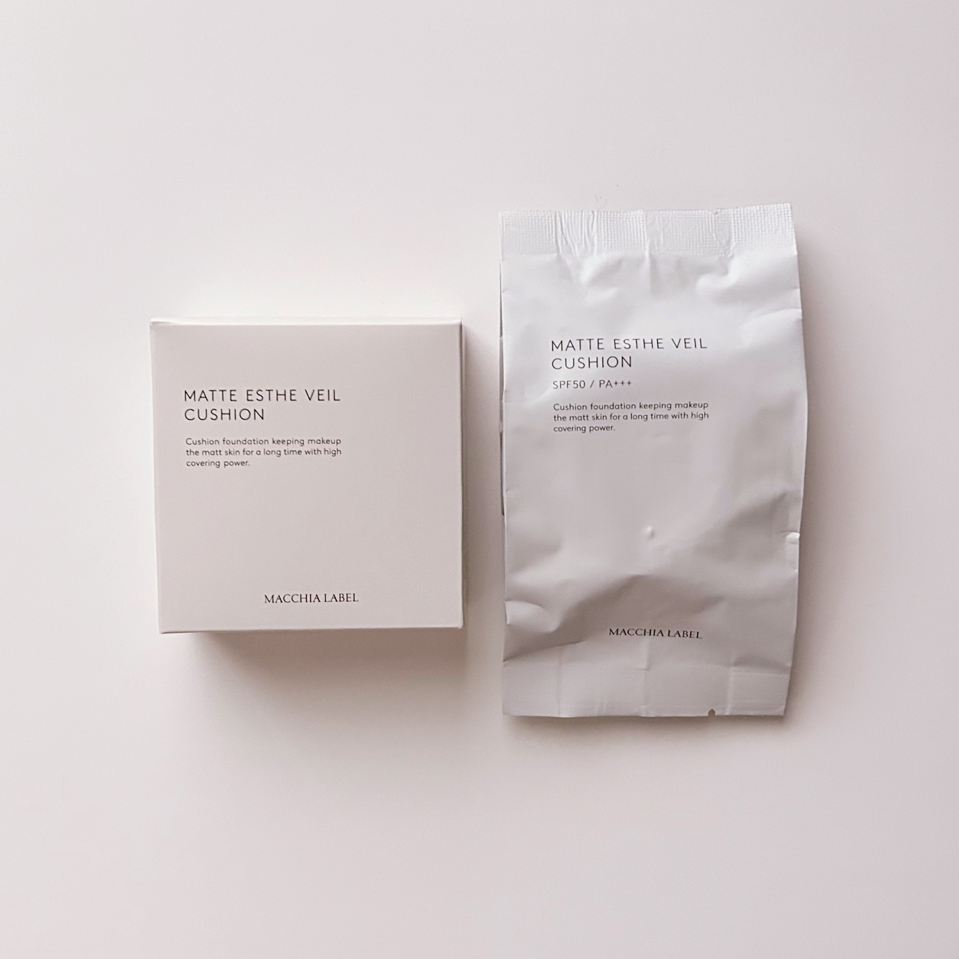 マットエステヴェール　クッション/Macchia Label/クッションファンデーションを使ったクチコミ（2枚目）