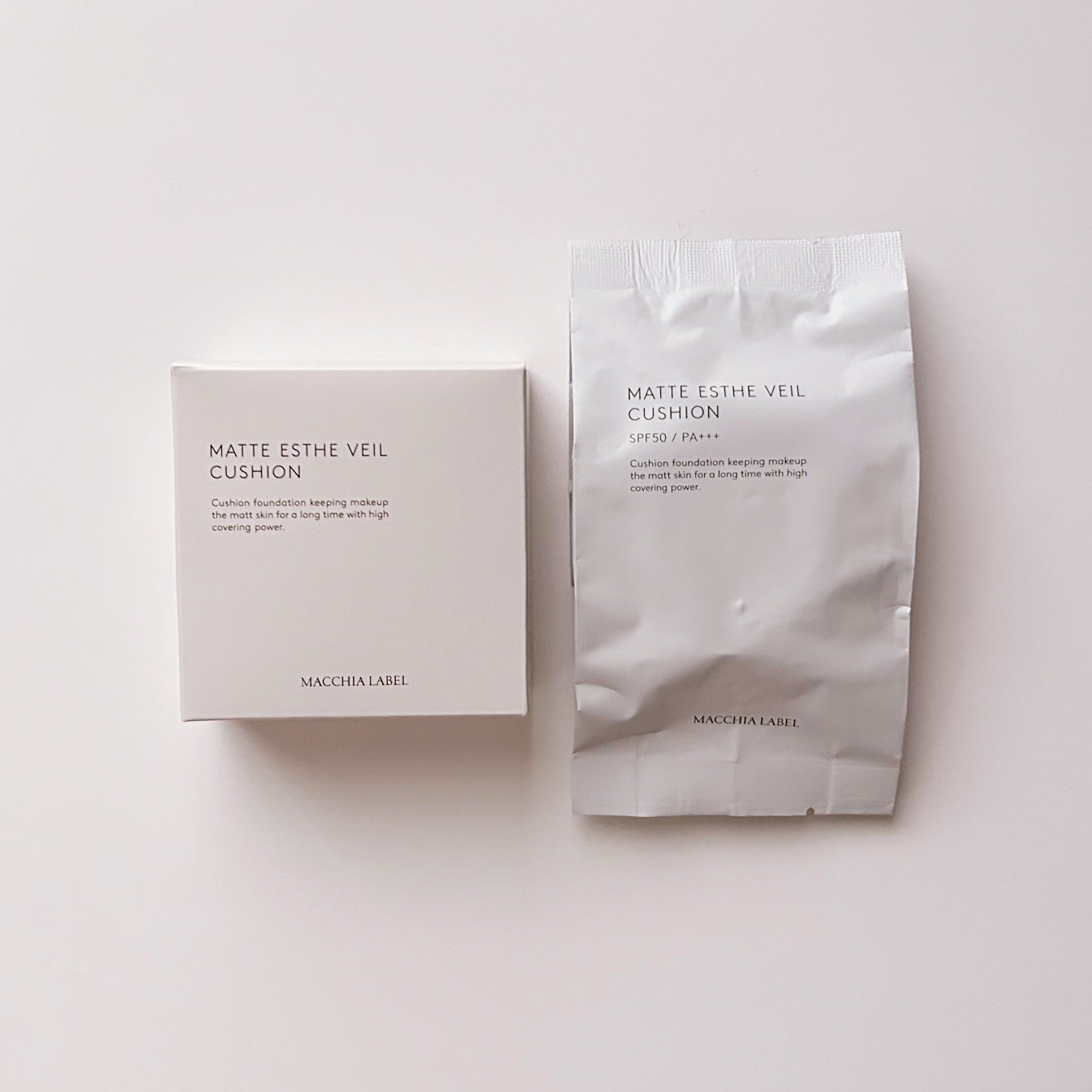 マットエステヴェール クッション/Macchia Label/クッションファンデーションを使ったクチコミ(2枚目)