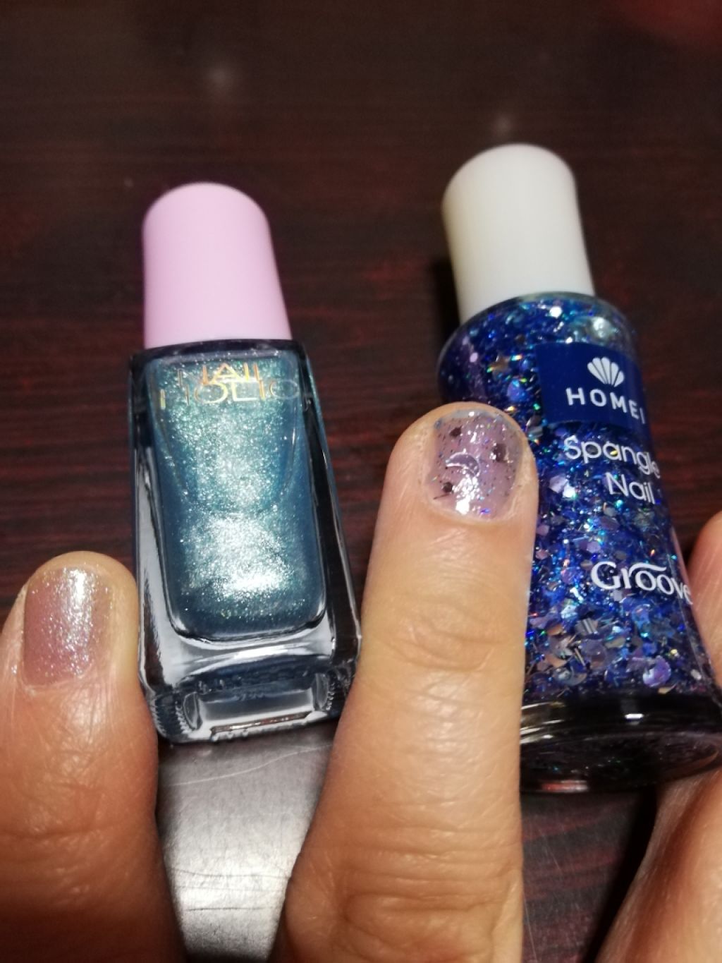 ネイルホリック リミテッドカラー Twingle Unicorn BL956/ネイルホリック/マニキュアを使ったクチコミ（1枚目）