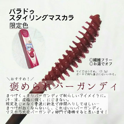スタイリングマスカラ/パラドゥ/マスカラを使ったクチコミ(2枚目)