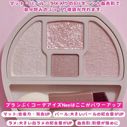 プランぷくコーデアイズNeo/キャンメイク/アイシャドウを使ったクチコミ(3枚目)