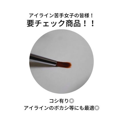 2Rアイライン用/shu uemura/メイクブラシを使ったクチコミ(3枚目)