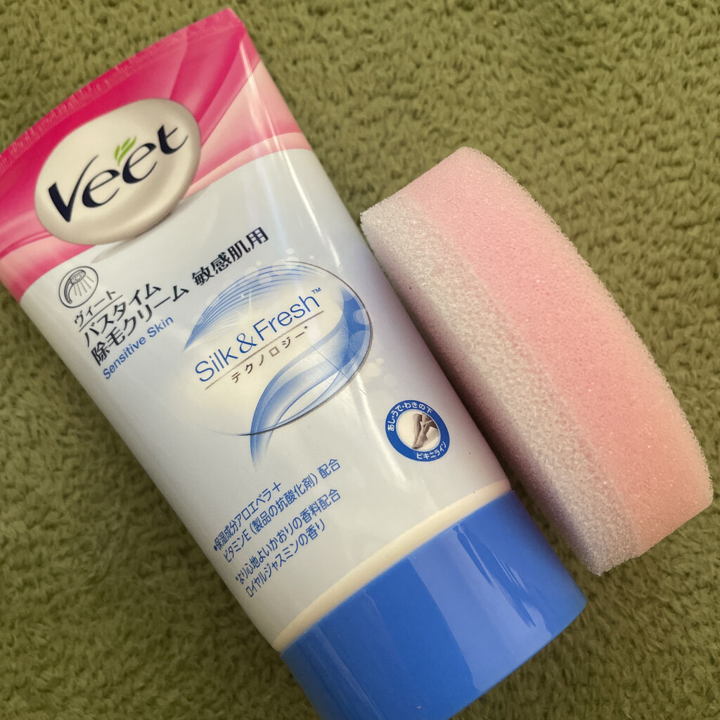 バスタイム除毛クリーム 敏感肌用/Veet/除毛クリームを使ったクチコミ（3枚目）