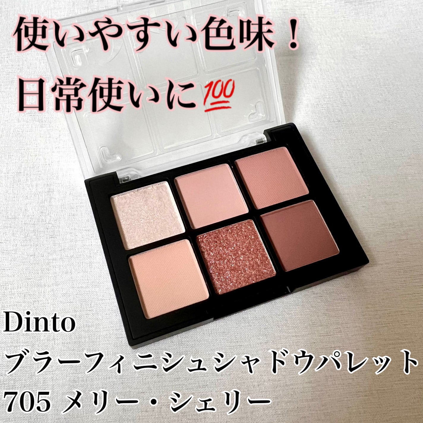 ブラーフィニシュシャドウパレット/Dinto/アイシャドウパレットを使ったクチコミ(1枚目)