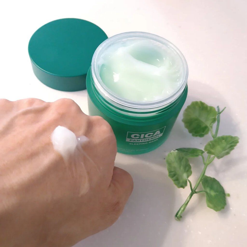 シカパンテノールスリーピングマスク/SNP/フェイスクリームを使ったクチコミ（3枚目）