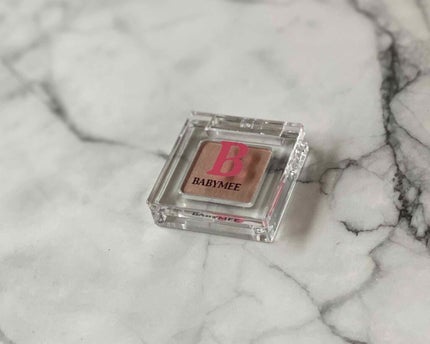 ニュアンスカラー シャドウ/BABYMEE/単色アイシャドウを使ったクチコミ(1枚目)