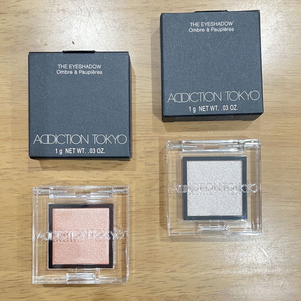 アディクション ザ アイシャドウ パール 004P Private Beach/ADDICTION/単色アイシャドウを使ったクチコミ（1枚目）