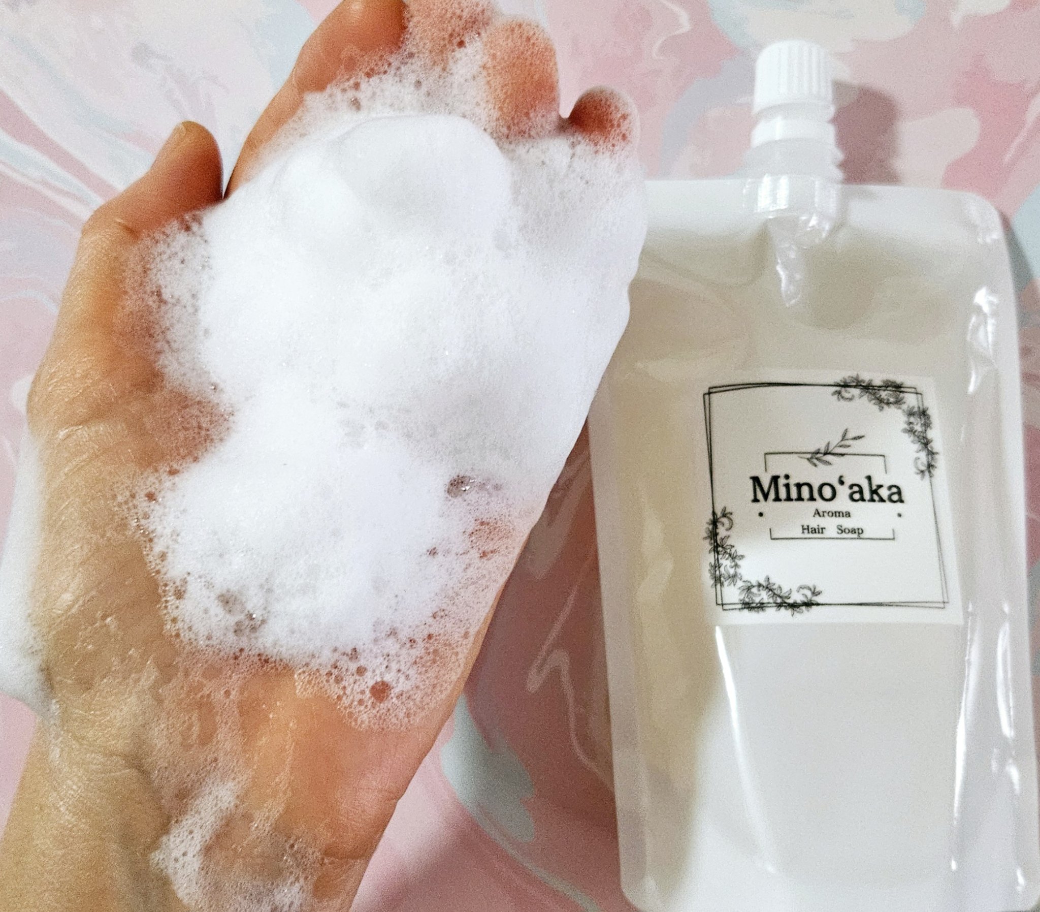 Minoʻakaアロマヘアソープ/ミノアカ/市販シャンプーを使ったクチコミ（3枚目）