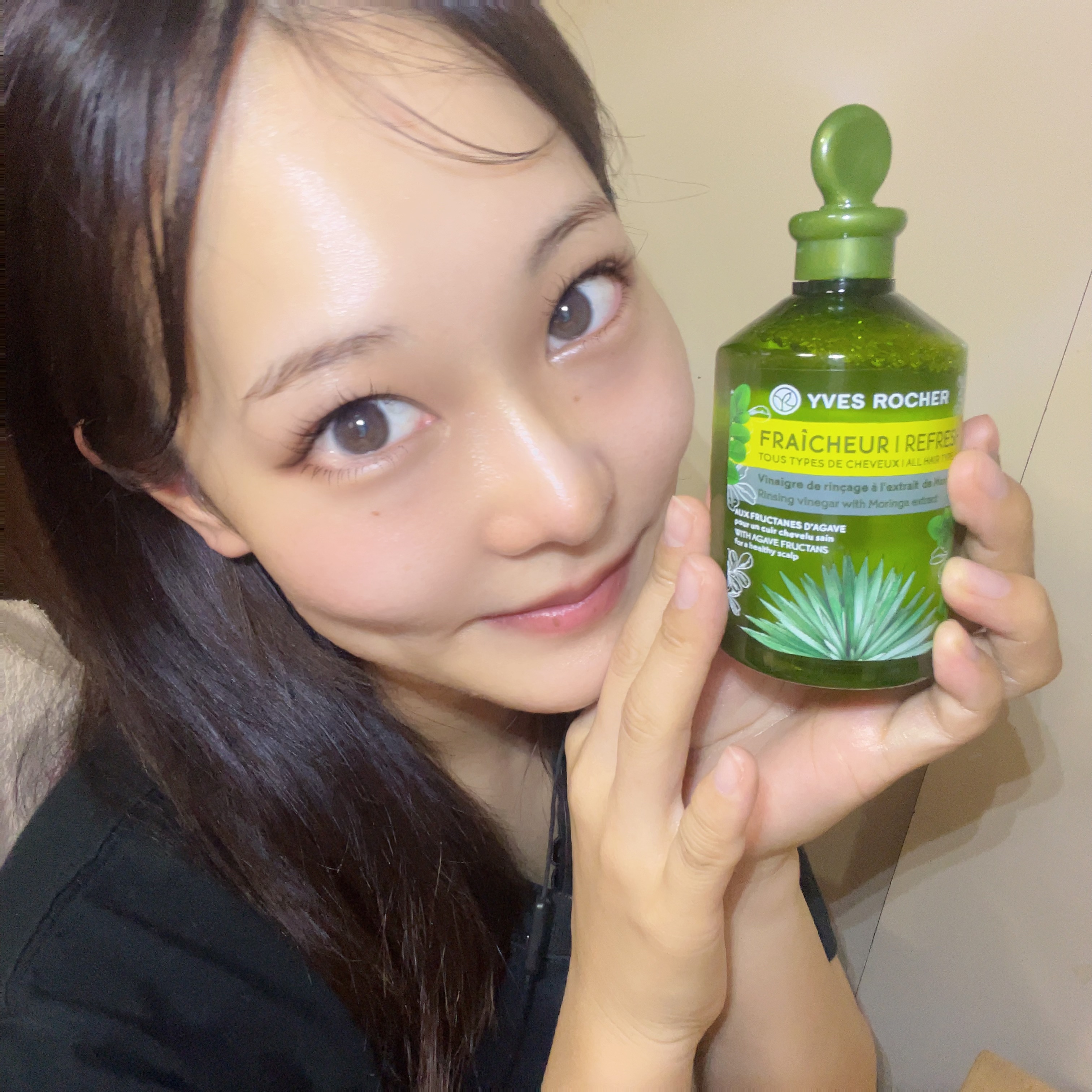 リンシングビネガー ピュアリフレッシュ うるツヤモリンガ  150ml/イヴ・ロシェ/洗い流すヘアトリートメントを使ったクチコミ（3枚目）