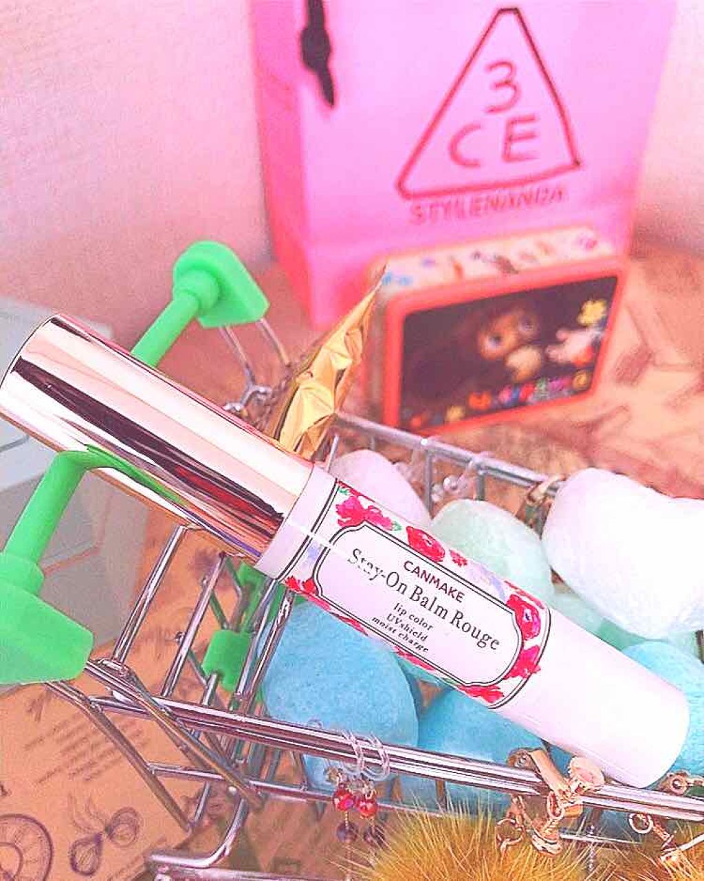 ステイオンバームルージュ/キャンメイク/口紅を使ったクチコミ(2枚目)