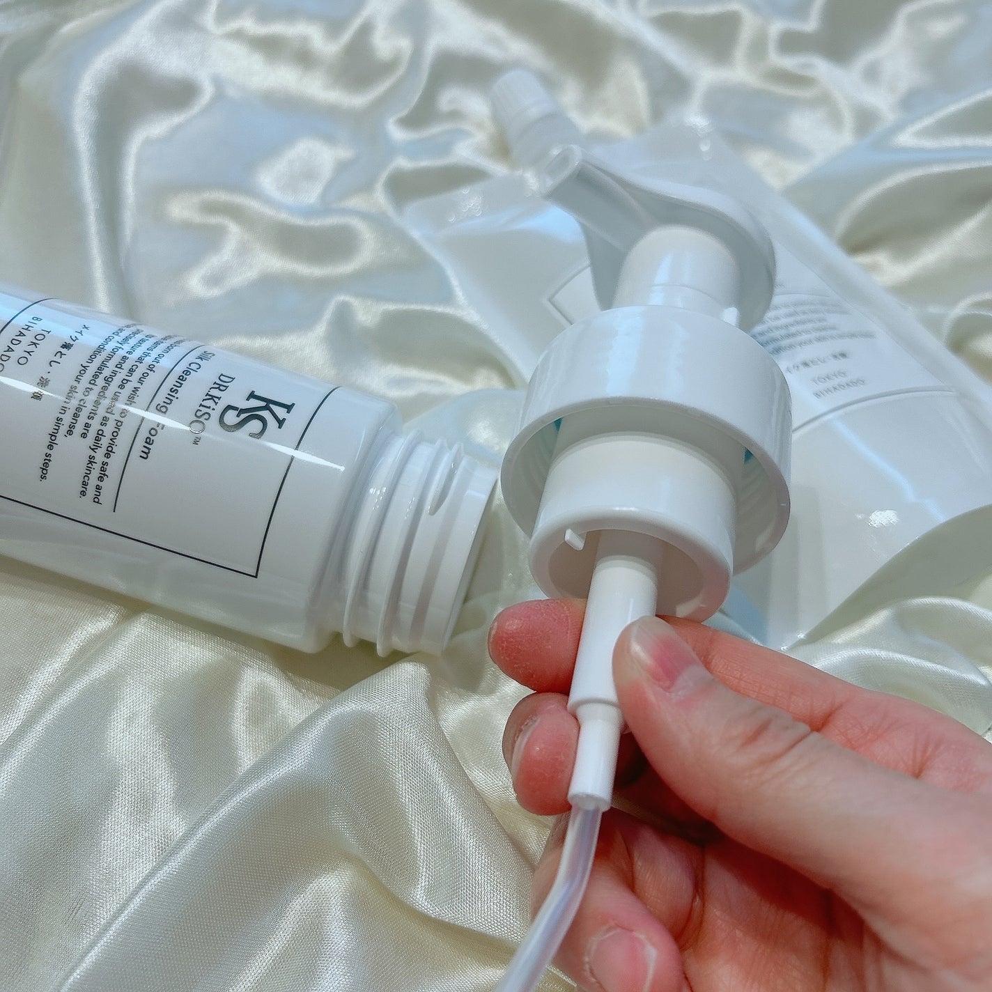 シルククレンジングフォーム/DR.KiSO™/泡洗顔を使ったクチコミ(2枚目)