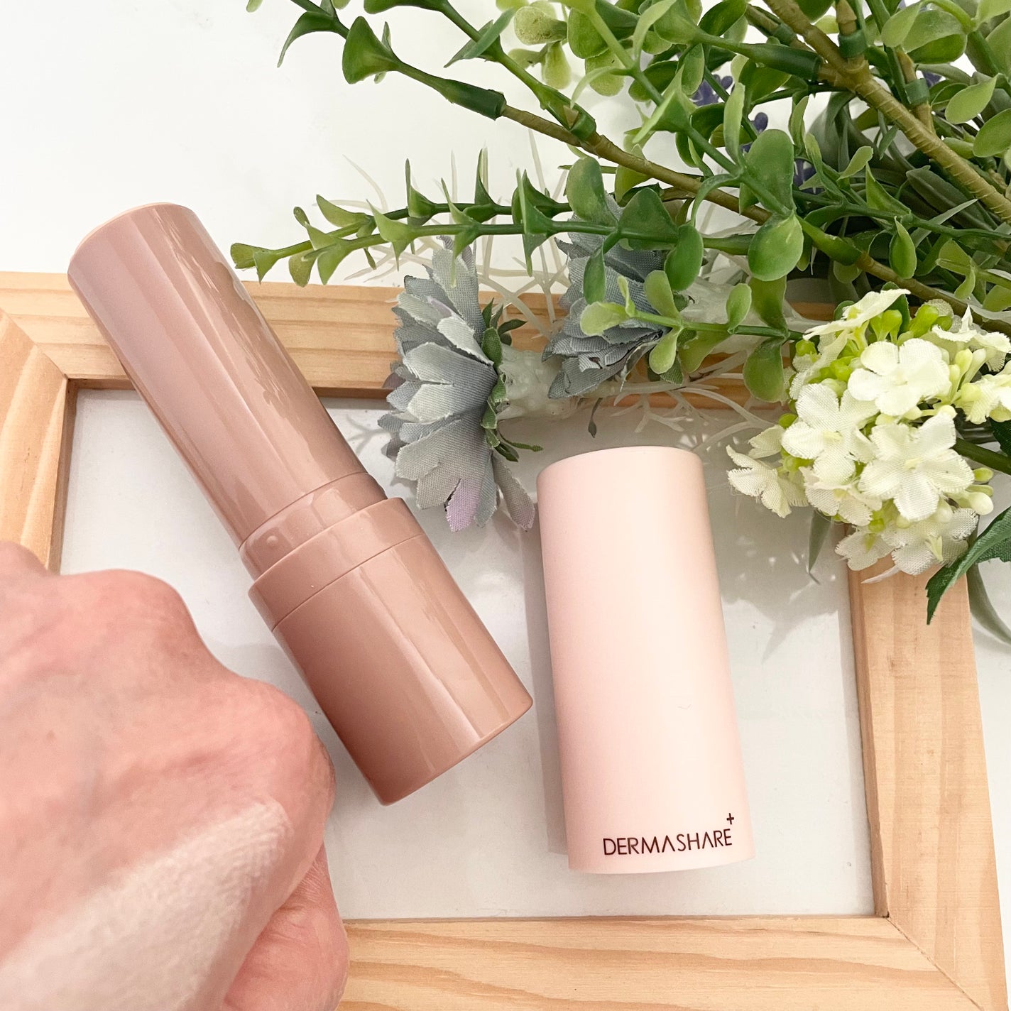 ヴィーガンナチュラルカバースティックファンデーション/DERMASHARE/その他ファンデーションを使ったクチコミ(2枚目)