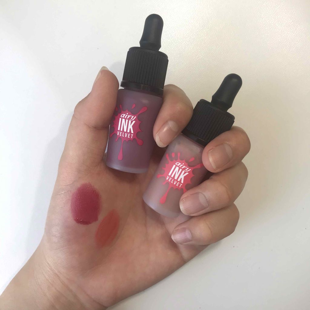 インク エアリー ベルベット/PERIPERA/口紅を使ったクチコミ(4枚目)