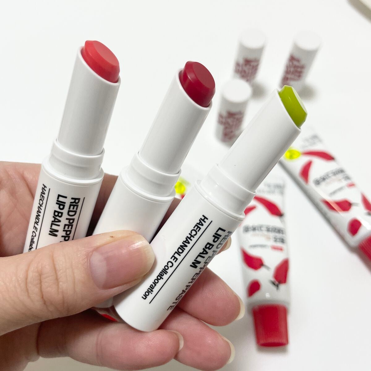 natsumi on LIPS 「.アンリシアレッドペッパーペーストリップバーム@unleash..」(3枚目)