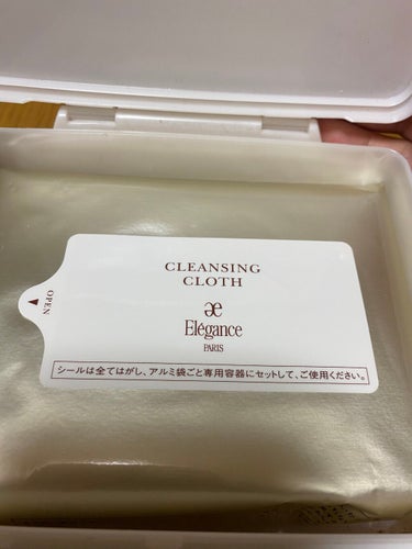 Elégance クレンジング クロスのクチコミ「あったまには？？
リピしてもいいよね⸝⸝⸝♡

こんばんは＼(⌒日⌒）／
久しぶりです。。
今.....」（3枚目）