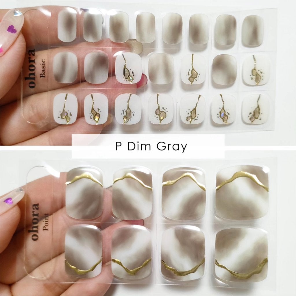 セミキュアジェルネイル(ハンド)/ohora/ネイルシールを使ったクチコミ(5枚目)