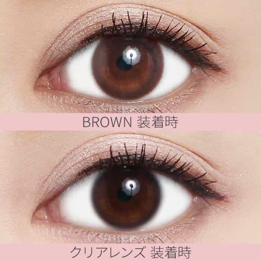 ReVIA 1month [CIRCLE] BROWN（ブラウン）/ReVIA/１ヶ月（１MONTH）カラコンを使ったクチコミ（3枚目）