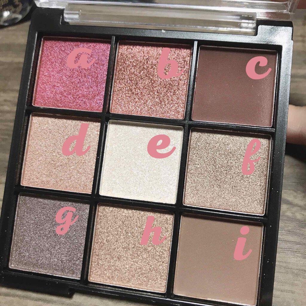 UR GLAM　BLOOMING EYE COLOR PALETTE/U R GLAM/アイシャドウパレットを使ったクチコミ（3枚目）