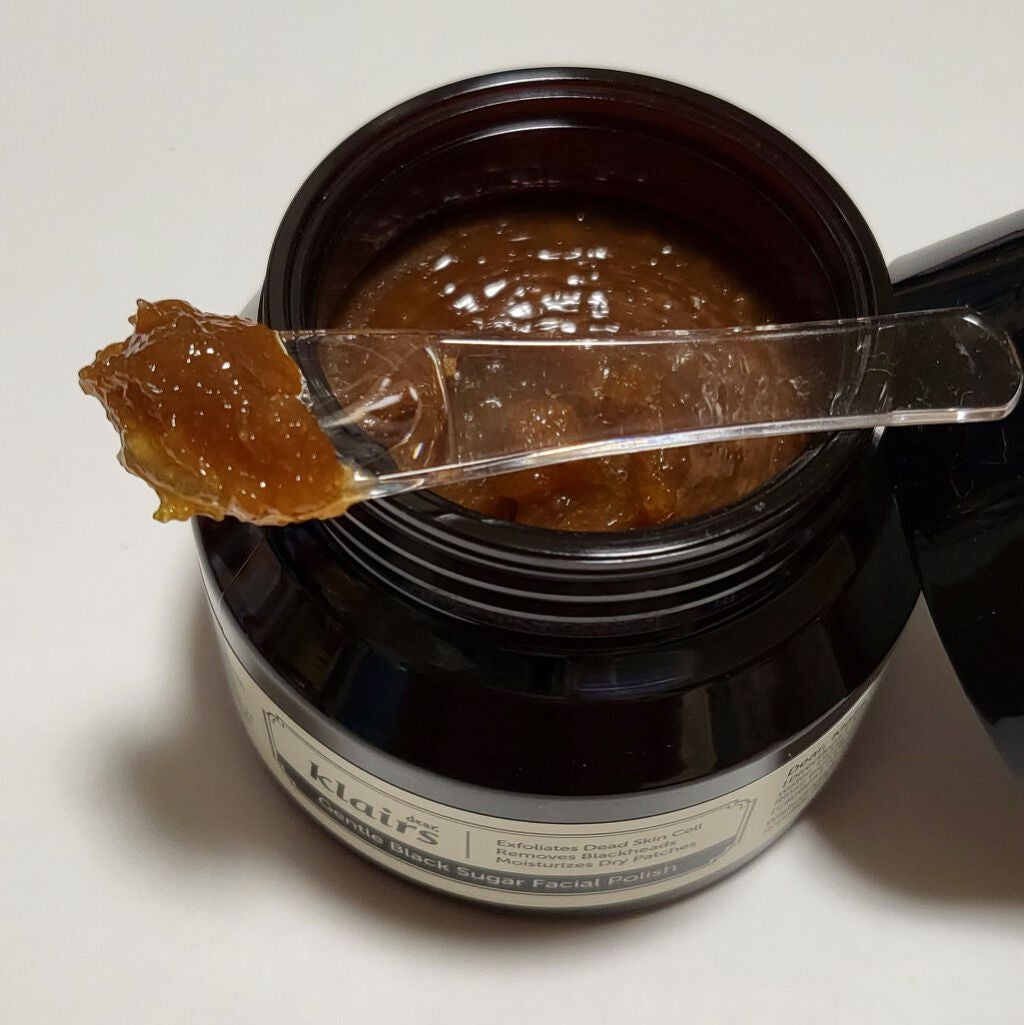 ジェントルブラックシュガーフェイシャルポリッシュ(110g)/Klairs/洗い流すパック・マスクを使ったクチコミ(2枚目)