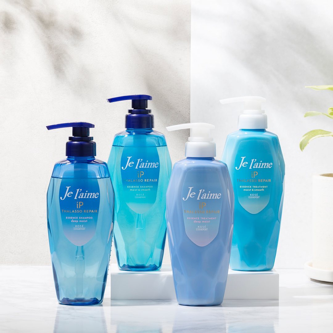iP タラソリペア 補修美容液シャンプー/補修美容液トリートメント (ディープモイスト)/Je l'aime/市販シャンプーを使ったクチコミ（1枚目）