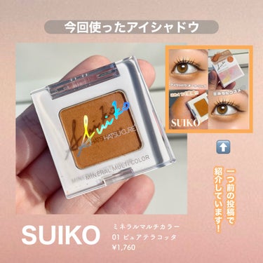 ミネラルマルチカラー 01 ピュアテラコッタ/SUIKO HATSUCURE/シングルアイシャドウの画像