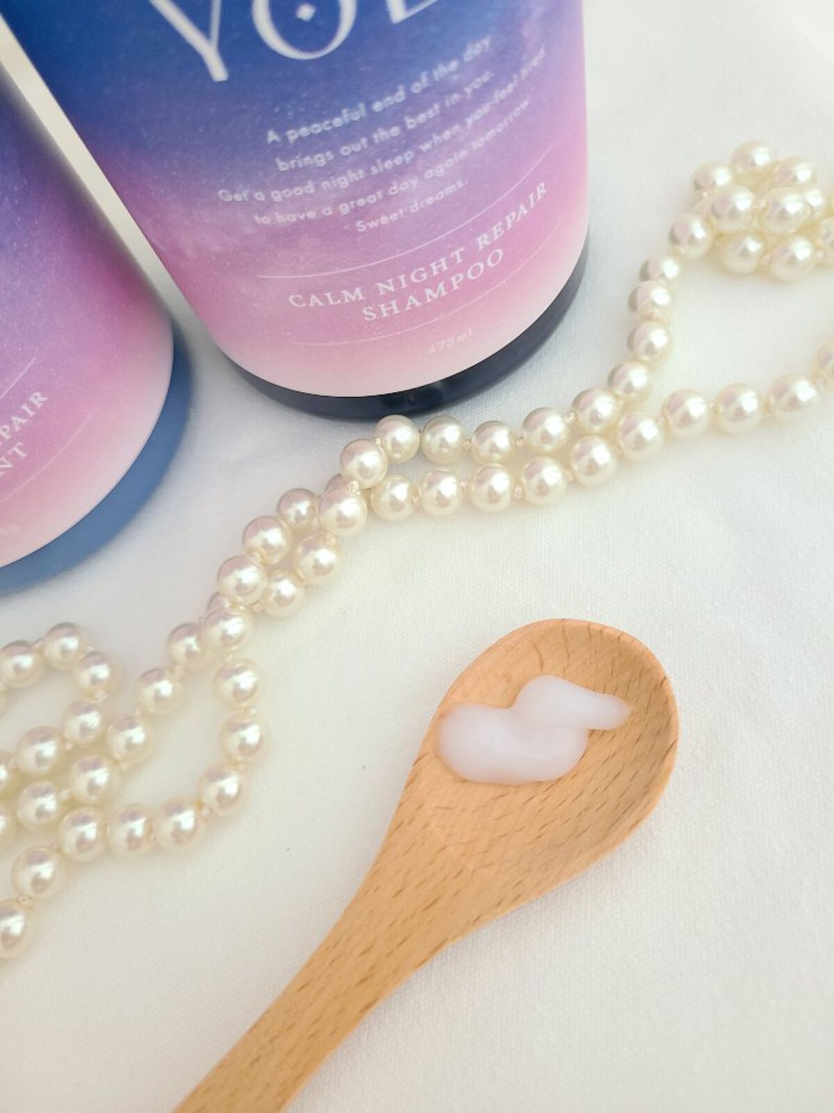 カームナイトリペアシャンプー／トリートメント/YOLU/市販シャンプーを使ったクチコミ（3枚目）