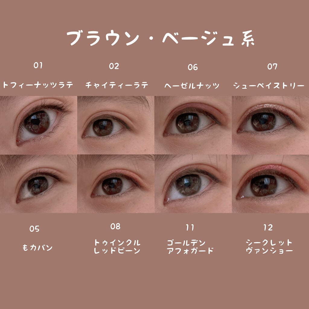 バレンタインボックス3ローズモーメント/VAVI MELLO/アイシャドウパレットを使ったクチコミ(2枚目)