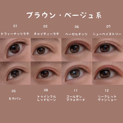 バレンタインボックス3ローズモーメント/VAVI MELLO/アイシャドウパレットを使ったクチコミ(2枚目)