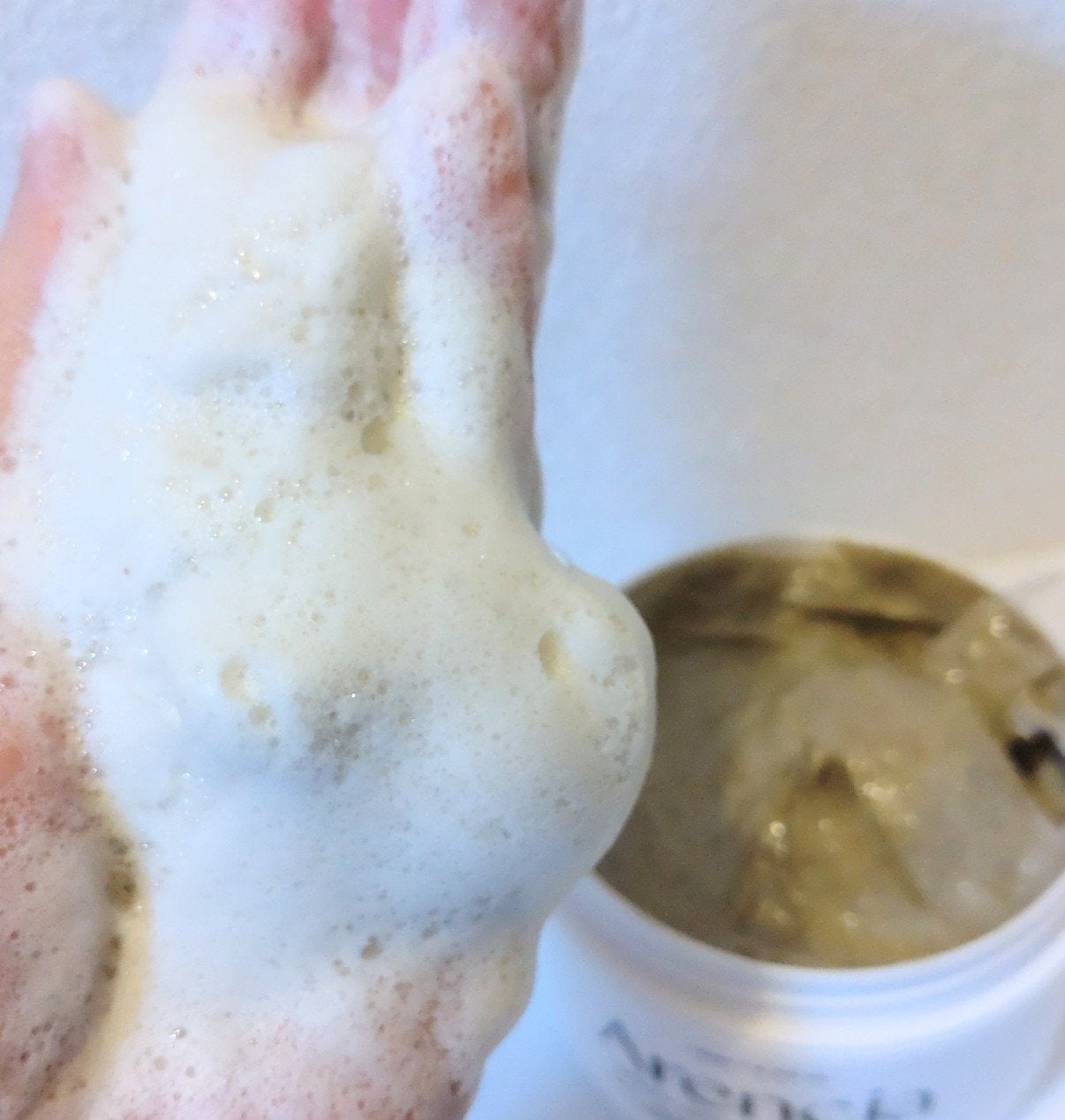 プレミアムもちソープ「グリーンアルティザン」/アレンシア/その他洗顔料を使ったクチコミ(10枚目)