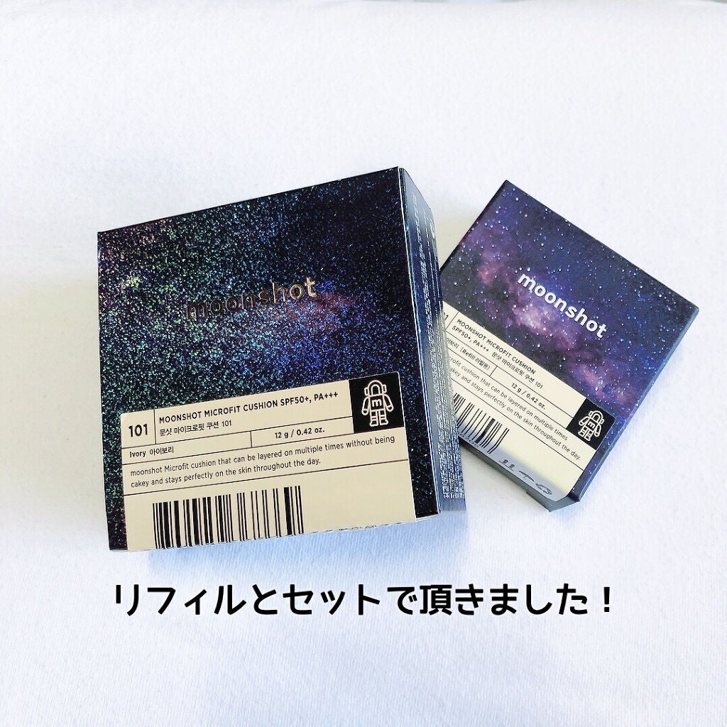 マイクロフィット クッションファンデ/moonshot/クッションファンデーションを使ったクチコミ(2枚目)