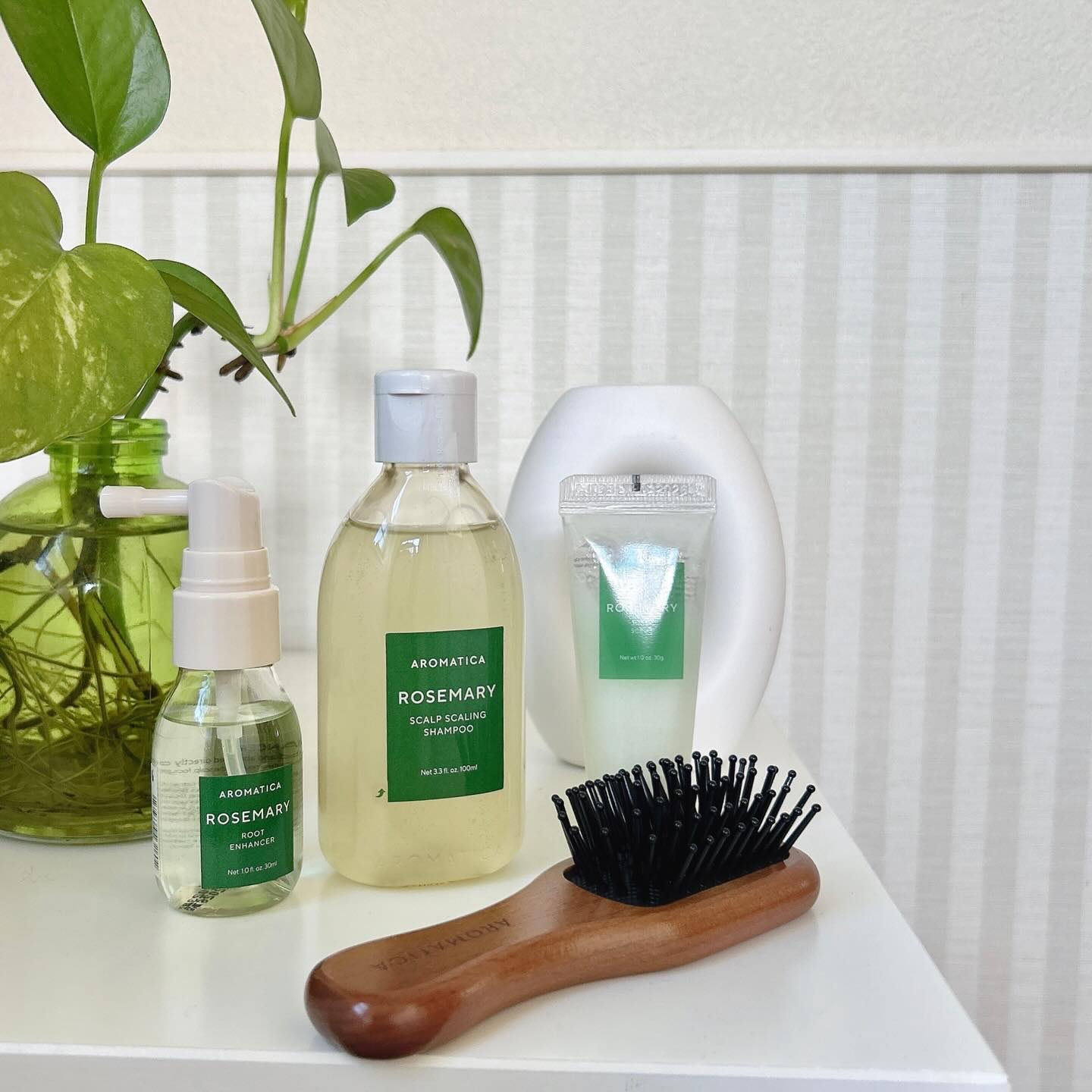 ローズマリールートエンハンサー/AROMATICA/頭皮ローションを使ったクチコミ（1枚目）