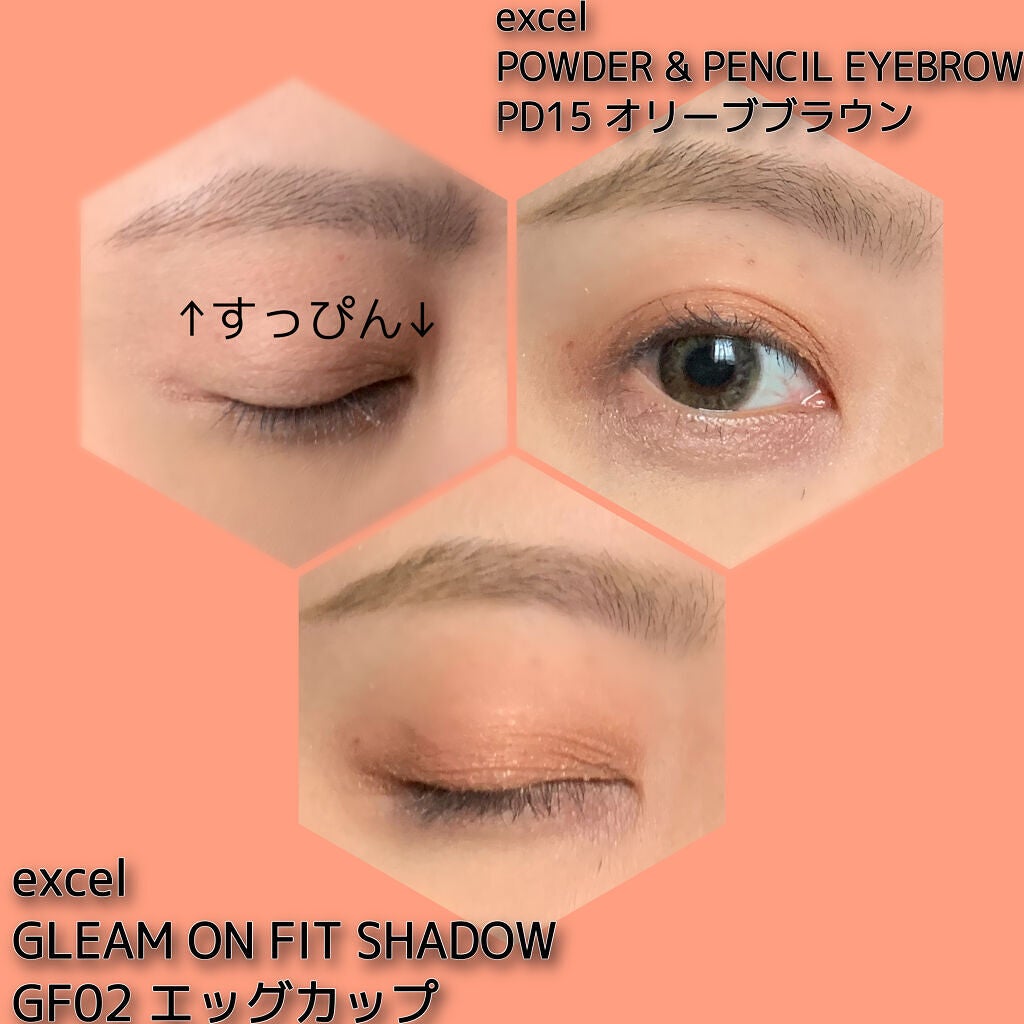 パウダー&ペンシル アイブロウEX/excel/アイブロウペンシルを使ったクチコミ(7枚目)